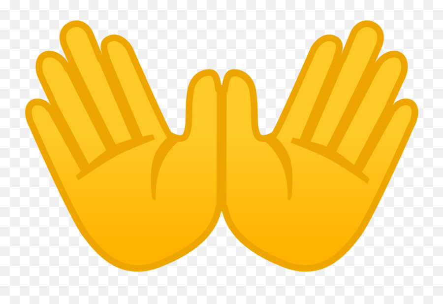 Open Hands Emoji Meaning With - Meaning Two Hands Emoji,Hand Emoji