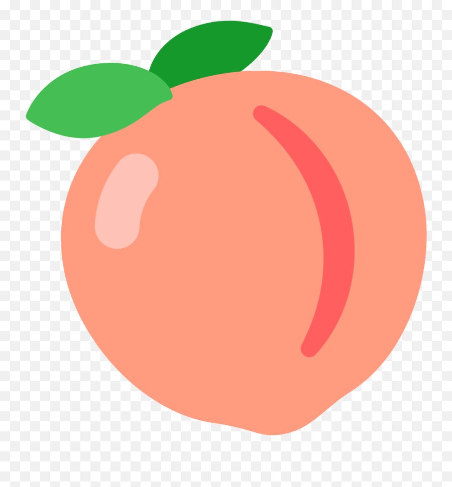 Happy Peach Emoji - Cartoon Peach Png,Freaked Out Emoji