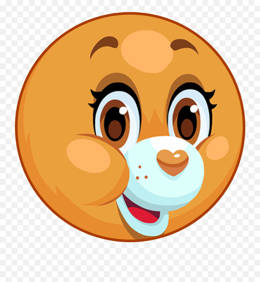 Download Emoticon Smiley Slitherio - Agar Io Bear Heart Emoji,Animated Bear Emoticon