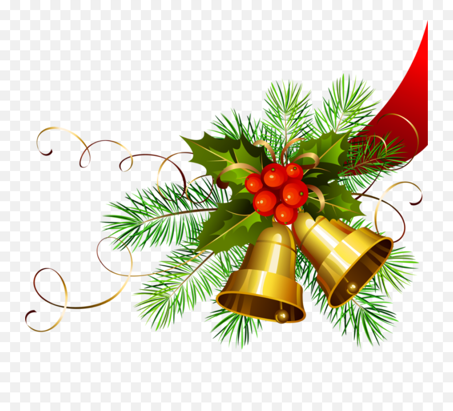 Weihnachtsbilder Clipart Weihnachten - Transparent Christmas Decorations Emoji,Emoticon Glocke