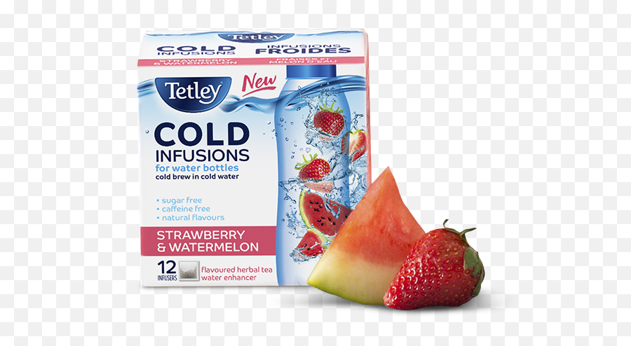 Tetley Cold Infusions Strawberry And - Cold Tea Infusions Watermelon Emoji,Infused With So Many Emotions