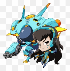 Dva Cute Sprays - Album On Imgur Overwatch Dva Cute Spray Emoji,Dva Emoji
