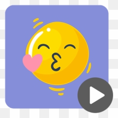 Animated Stickers For Whats Wa - Happy Emoji,Free Emoticon For Gg