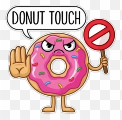 Donut And Coffee Sticker Für Whatsapp - Sticker Telegram Coffee Emoji,Emoticon Huevos Groseria