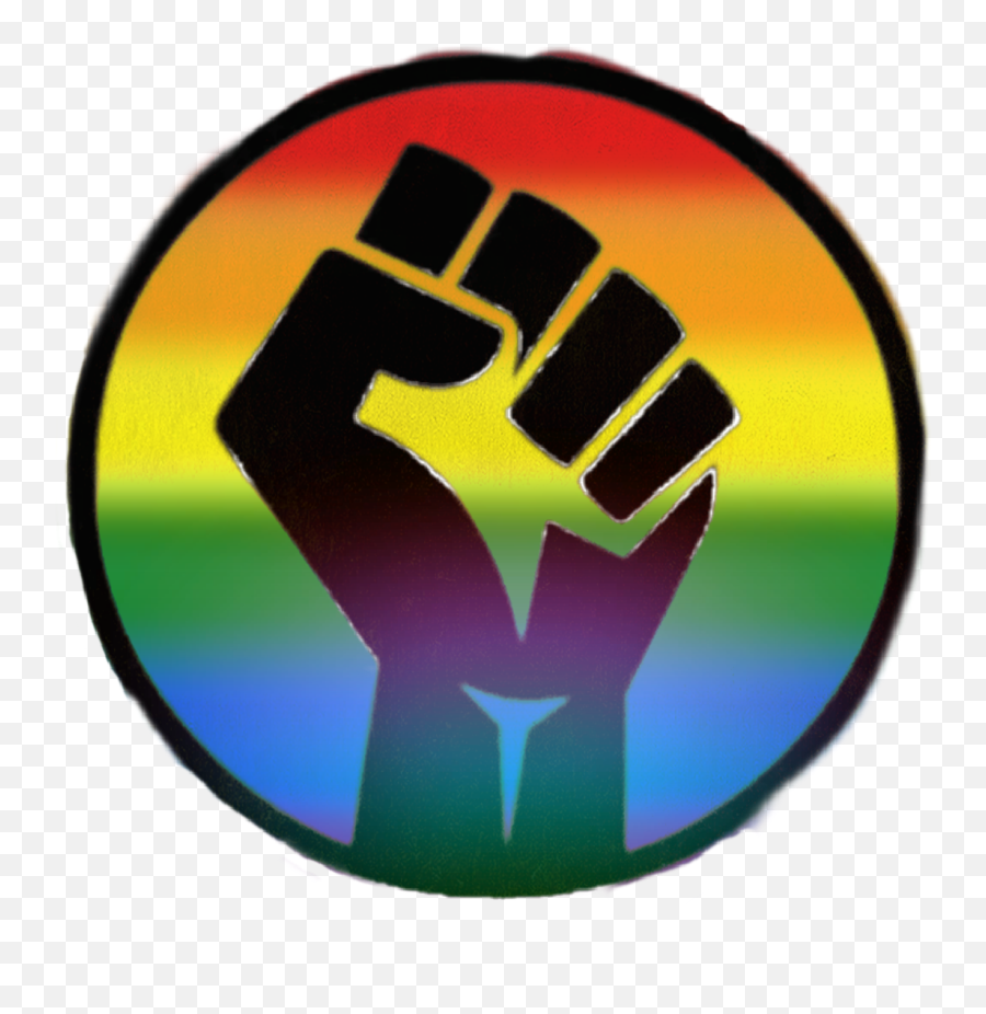 Justice Blm Pride Sticker - Hashtag Emoji,Fist Emoji Pride