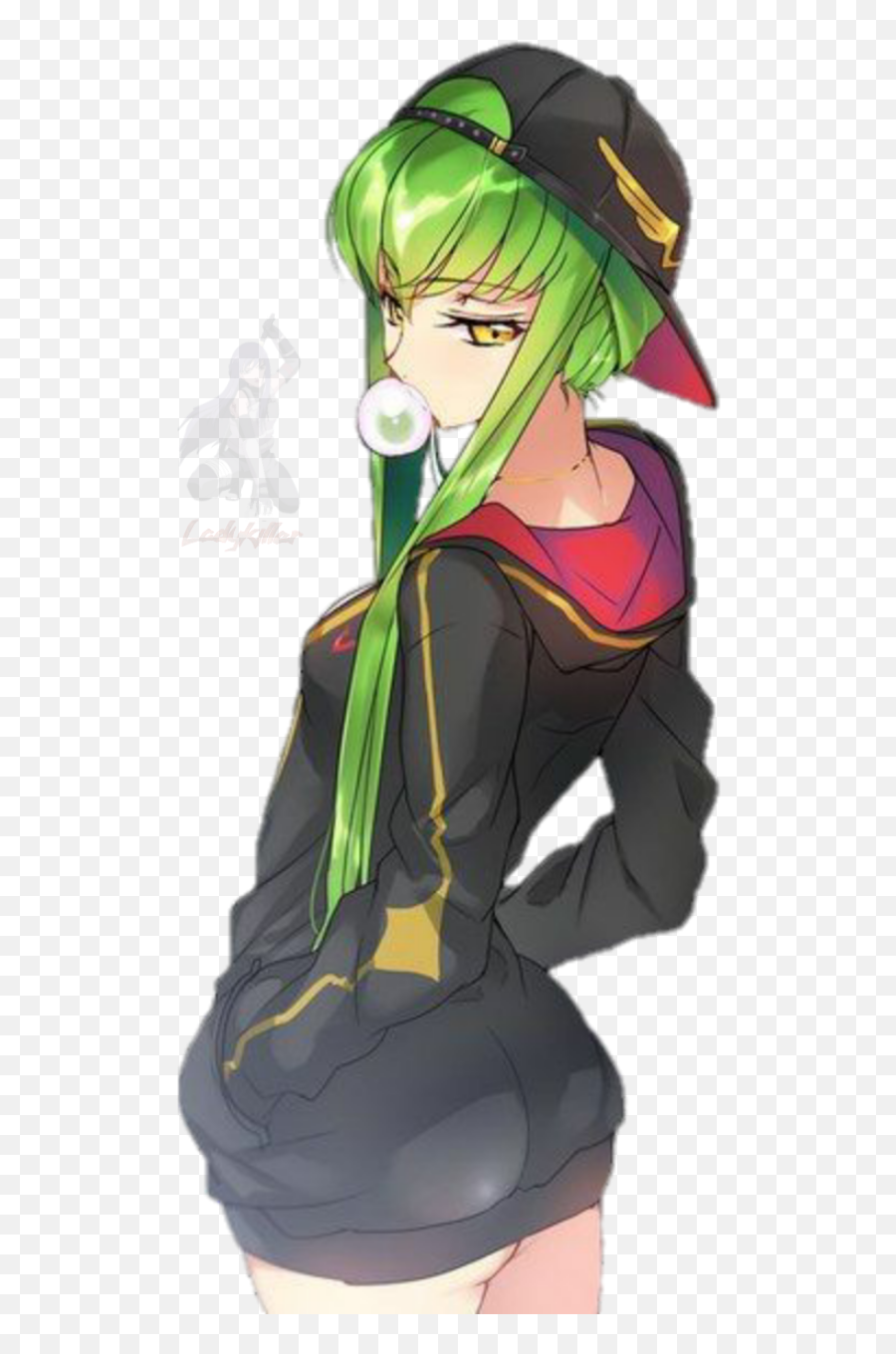 Animegirl Anime Manga Code Sticker - Busty Anime Girls In Skirts Emoji,Code Geass Emoji