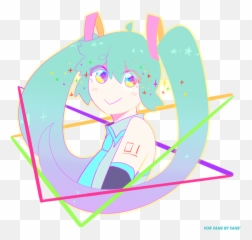 Hatsune Miku Fan Forge - Fictional Character Emoji,Peace Sign Emoji T Shirts For Sale