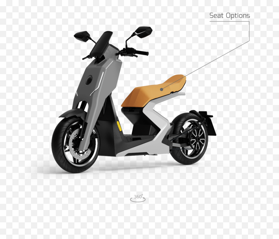 High Performance Electric City Scooter - Stylish Emoji,Emotion Moped Parts