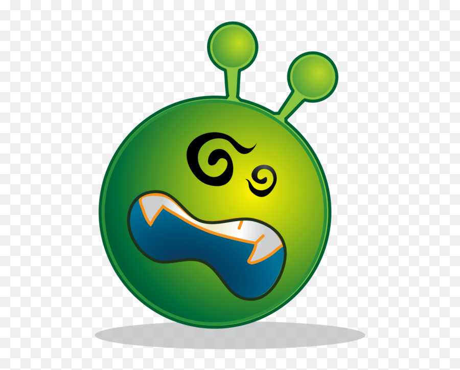 Green Sick Smiley - Clip Art Emoji,40th Birthday Emoticons