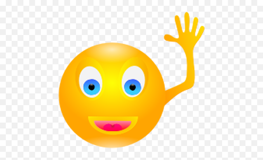 Smiley Goodbye - Clipart Best Hình Nh Vy Tay Chào Emoji,Smiley Emoji With Hands