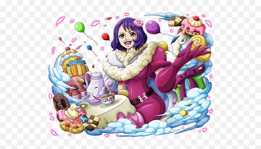 Slamjam D King Cr Bleach On Twitter Next Up Is The - One Piece Treasure Cruise Charlotte Custard Emoji,Custard Pudding Emoji