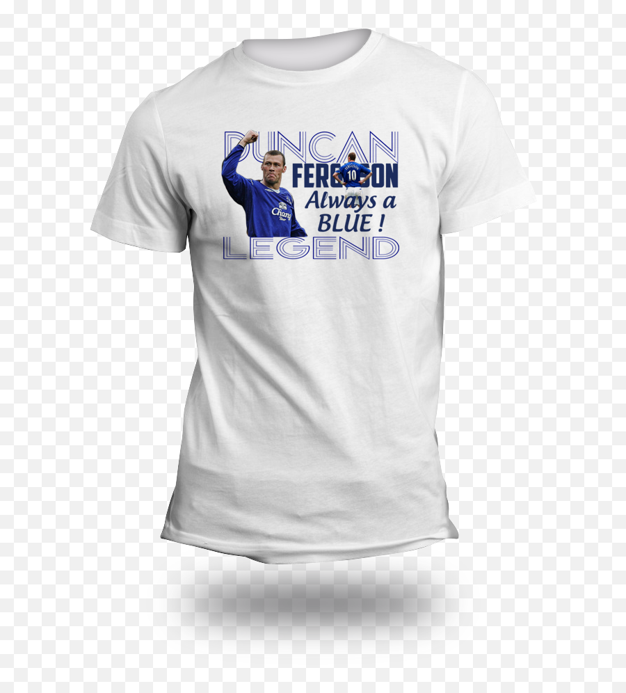 Buy Printed Tees Everton Duncan Ferguson Legend Tshirt Emoji,Womens Emoji Shirt
