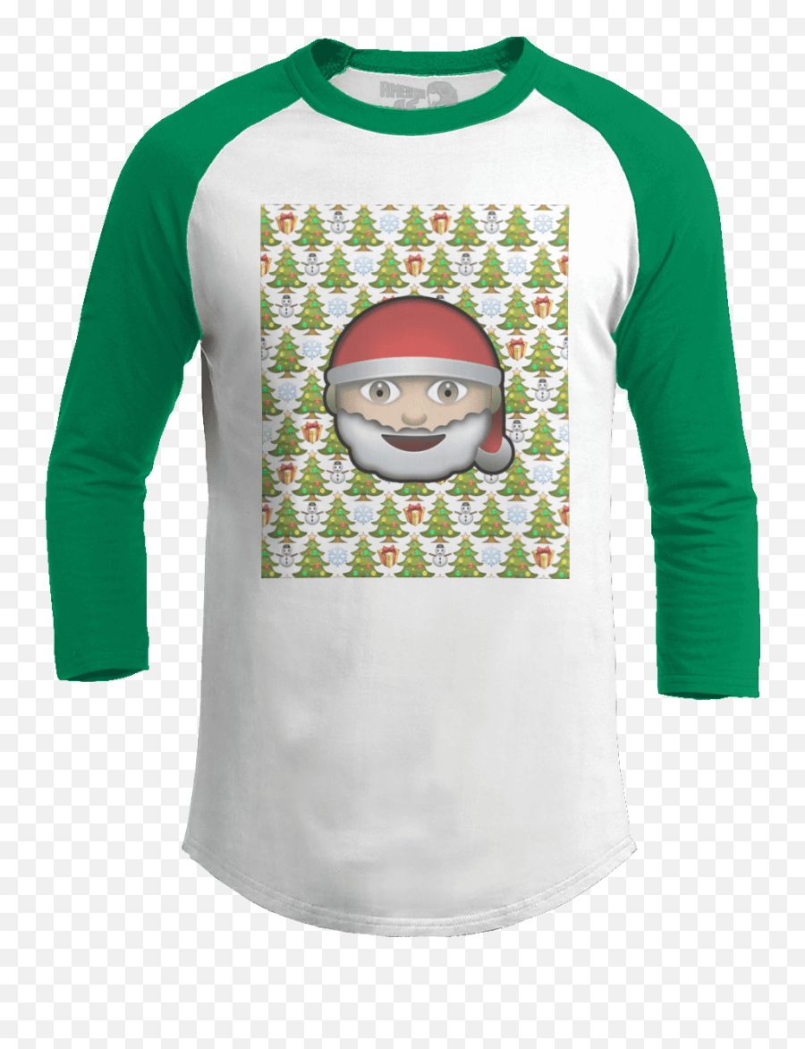 Christmas Raglans Nice Asmdss Gear - Human Santapede Emoji,Salt Bae Emoji