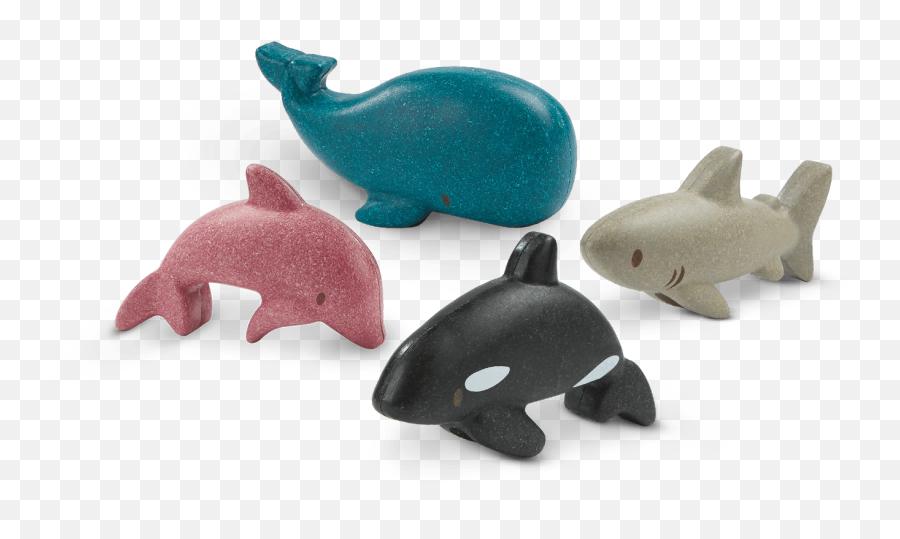 Sea Life Set - Ocean Animals Toys Wooden Emoji,Stuffed Animals That Teach Emotions To Children