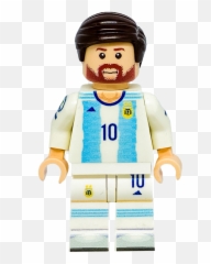 Custom Lego Lionel Messi Lego Minifigures - Lego Minifigures Soccer Messi Emoji,Boxer - Interactive A.i. Robot Toy Black With Personality And Emotions