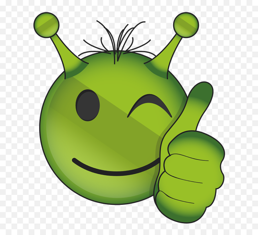 Alien Face Emoji Png Free Download - Happy,Smiling Emoji Transparent