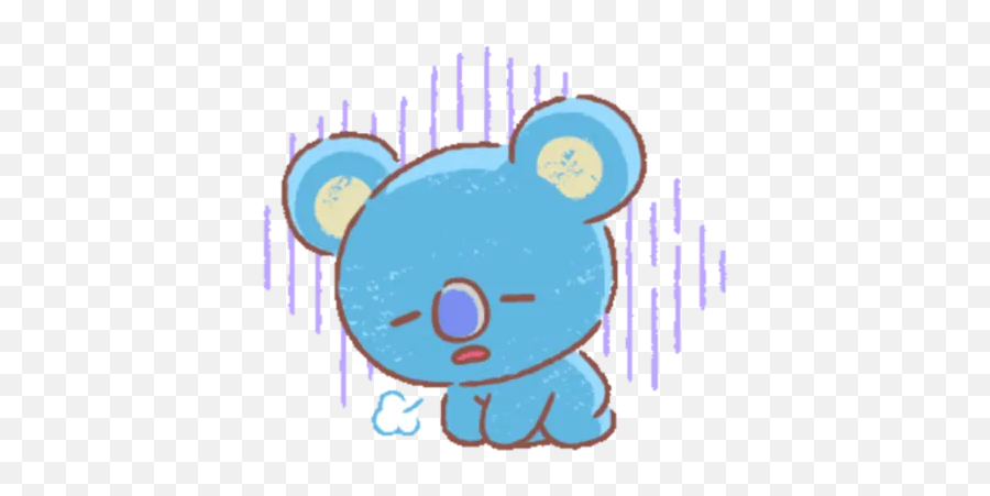 Bt21 By Bts - Sticker Maker For Whatsapp Bt21 Gif Sad Emoji,Twiiter Bts Emoji