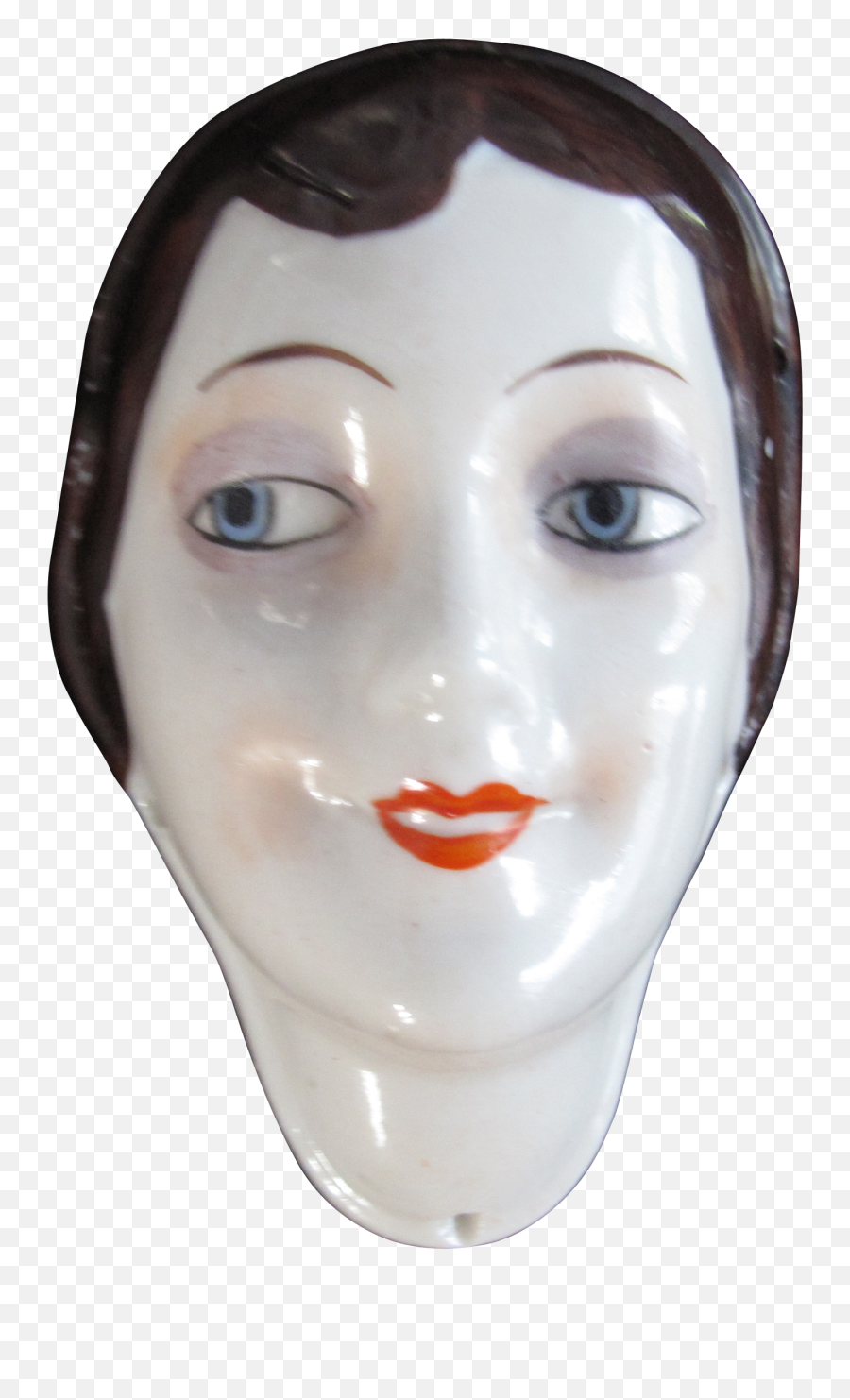 Chin Doll Face Mask Ruby Lane - Transparent Face Mask Emoji,Emotions Manequinn Head