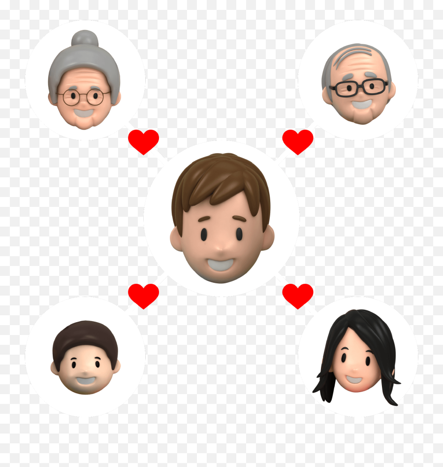 Mobile Care Service Emoji,Family With Two Children Emoji