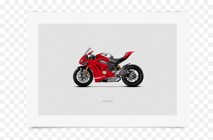 Ducati Panigale Poster Revolicius Emoji,Motor Cycle Emoji