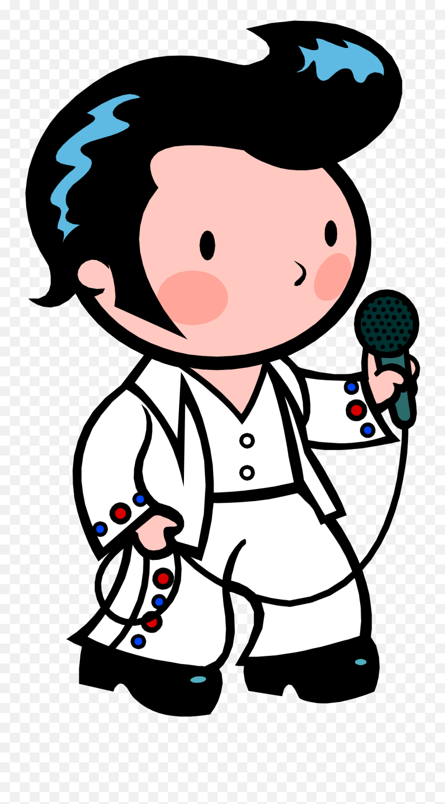 Cartoon Pics Elvis - Clip Art Elvis Cartoon Emoji,Elvis Presley Emoji