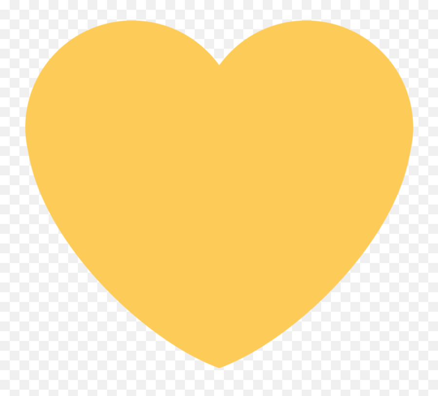Twitter Heart Png Twitter Heart Png Transparent Free For - Twitter Yellow Heart Emoji Png,Heart Emojis Png
