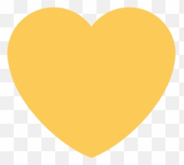Twitter Heart Png Twitter Heart Png Transparent Free For - Twitter Yellow Heart Emoji Png,Heart Emojis Png