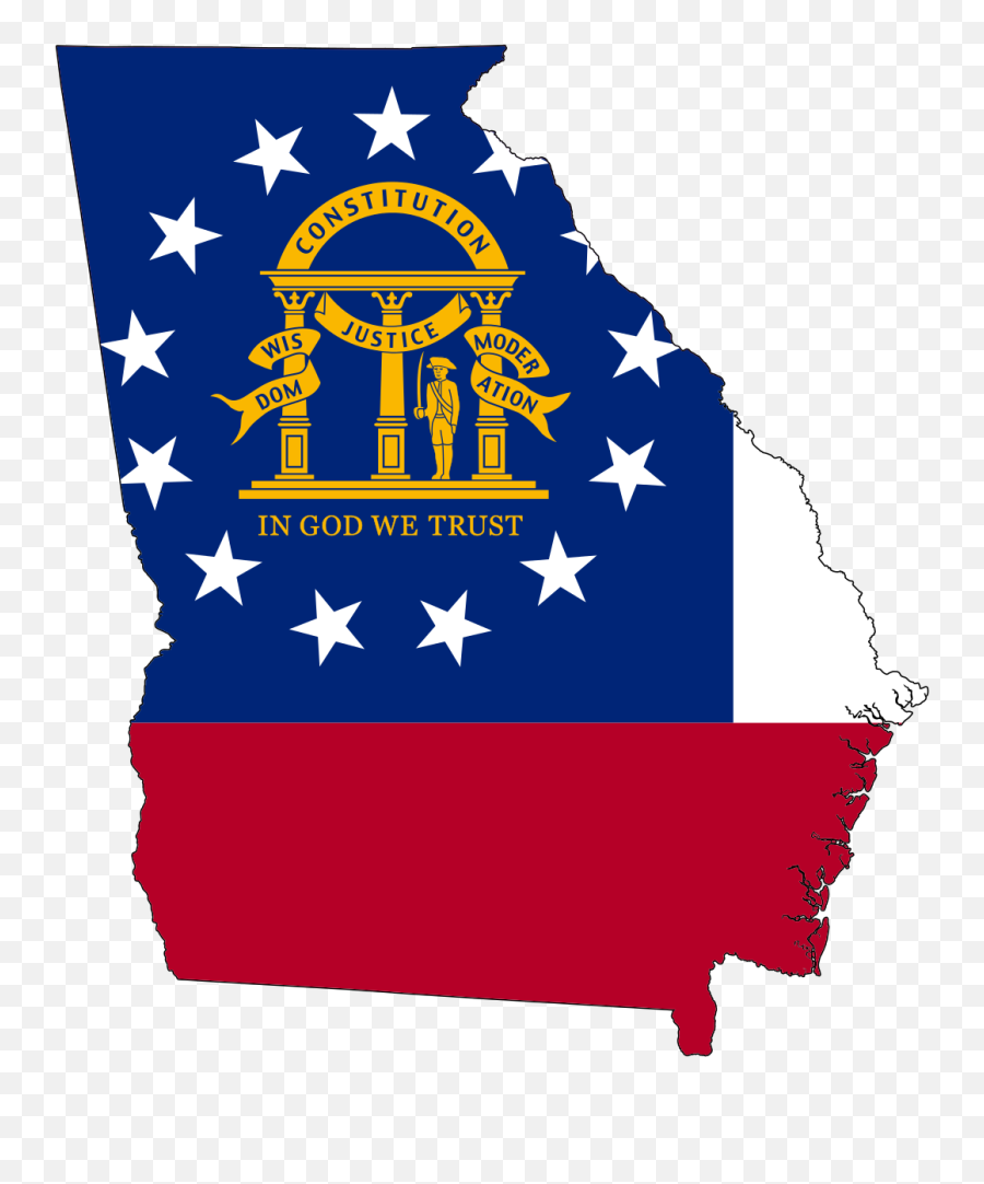 Georgia Flag Clipart - Georgia State Flag Map Emoji,Army Flag Emoji