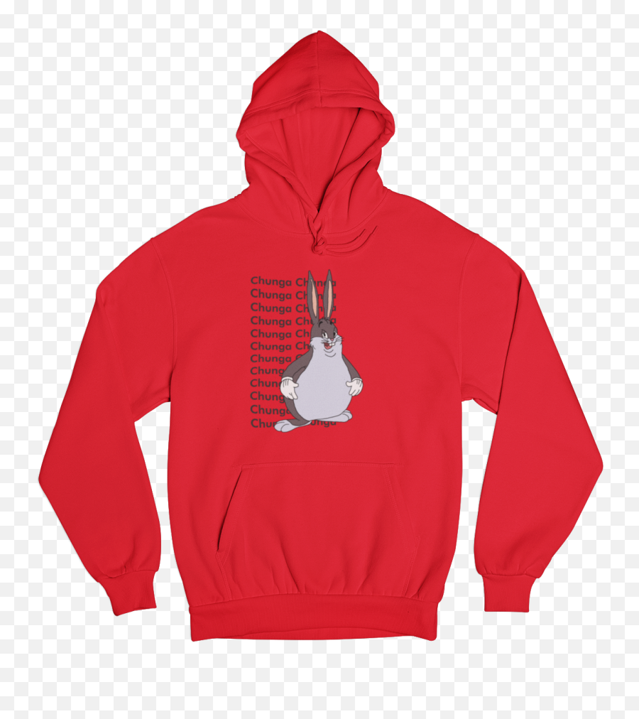 Big Chungus Gender Neutral Hoodie - Flat Hoodie Mockup Emoji,Big Chungus Emoji