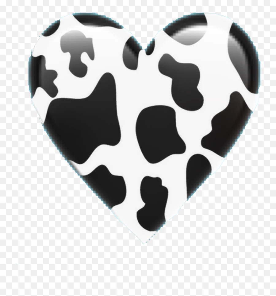 Cow Cowprint Sticker - Cute Strawberry Cow Print Emoji,Cowgirl Emoji
