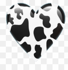 Cow Cowprint Sticker - Cute Strawberry Cow Print Emoji,Cowgirl Emoji