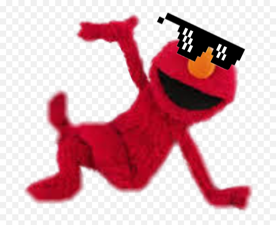 Elmo With Sunglasses Sticker By Haungmon - Happy Emoji,Emoji Wearing Sunglasses