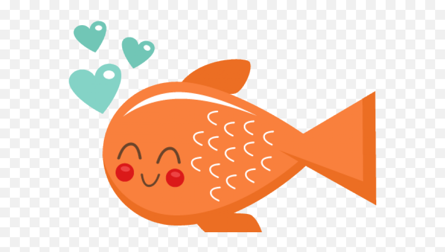 Fishing Clipart Scrapbook - Cute Fish Clipart Png Cute Fish Clipart Transparent Emoji,Fishing Moon Emoji