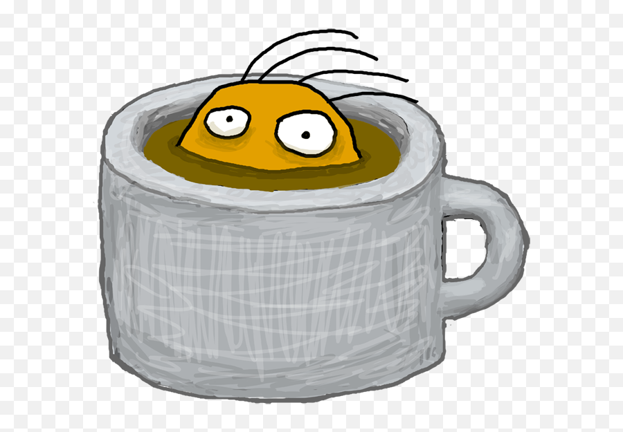 Morning Monster Needs His Coffee - Monsters By Kristen Serveware Emoji,Morning Emoticon