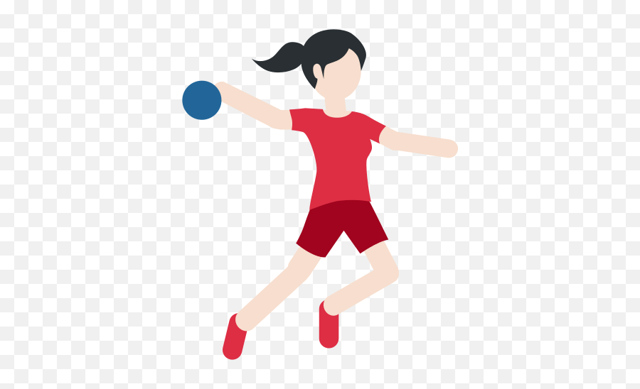 Woman Playing Handball Emoji With - Mujer Jugando Balonmano,Goal Light Emoji