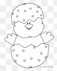 Easter Chick Coloring Pages Chick - Easter Chick Black And White Clip Art Emoji,Chick Movie Emoji
