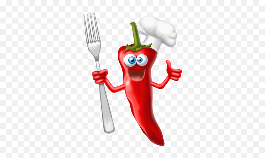 Funny Fruit Food Cartoon - Chili Cartoon Png Emoji,Chili Pepper Emoji