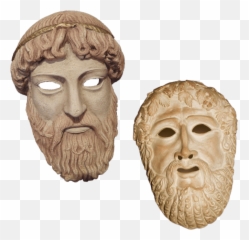 Ancient Greek Drama The Theater - Ancient Greece Theatre Masks Png Emoji,Greek Emotions