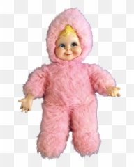 Children Become Emotionally Attached To - Pink Stuffed Baby Doll With Rubber Face Emoji,Toy With My Emotions