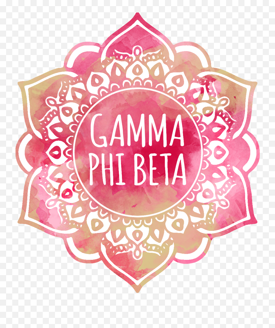 Gamma Phi Beta Mandala Air Freshener - Pura Vida Stickers Emoji,Delga Gamma Phi Emojis