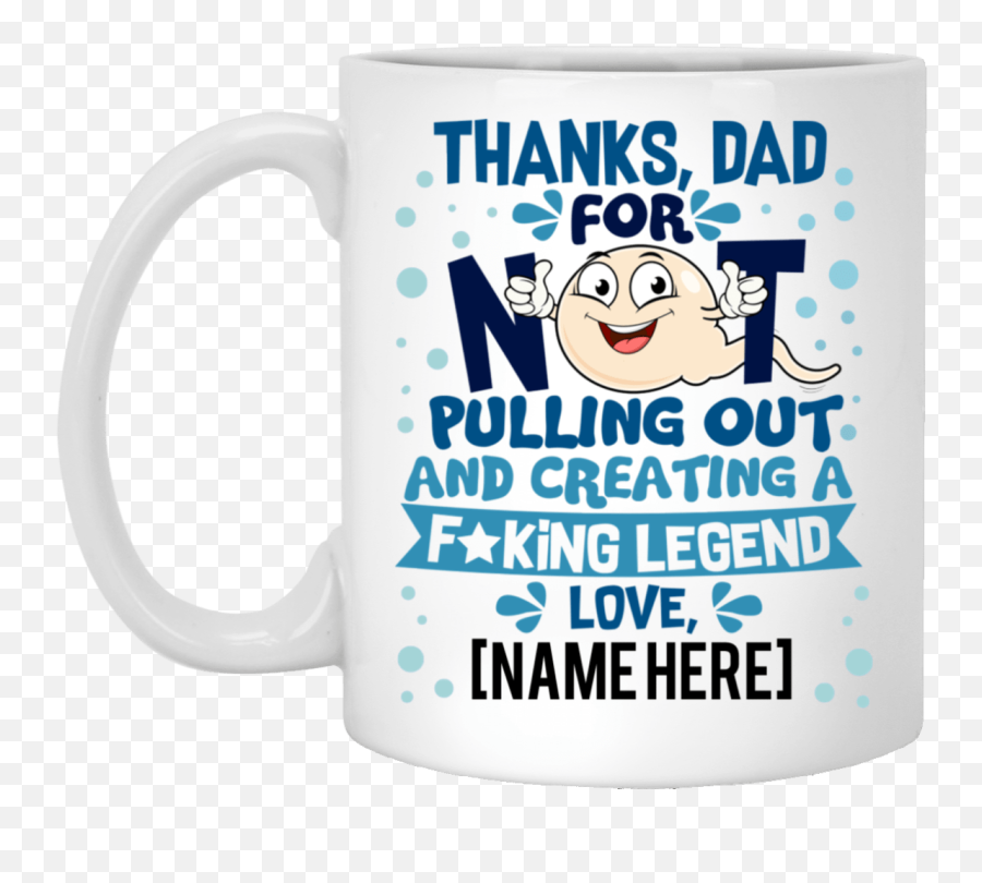 Fucking Legend Personalized Mug - Magic Mug Emoji,Cat Pulling Out Claws Emoticon >:3