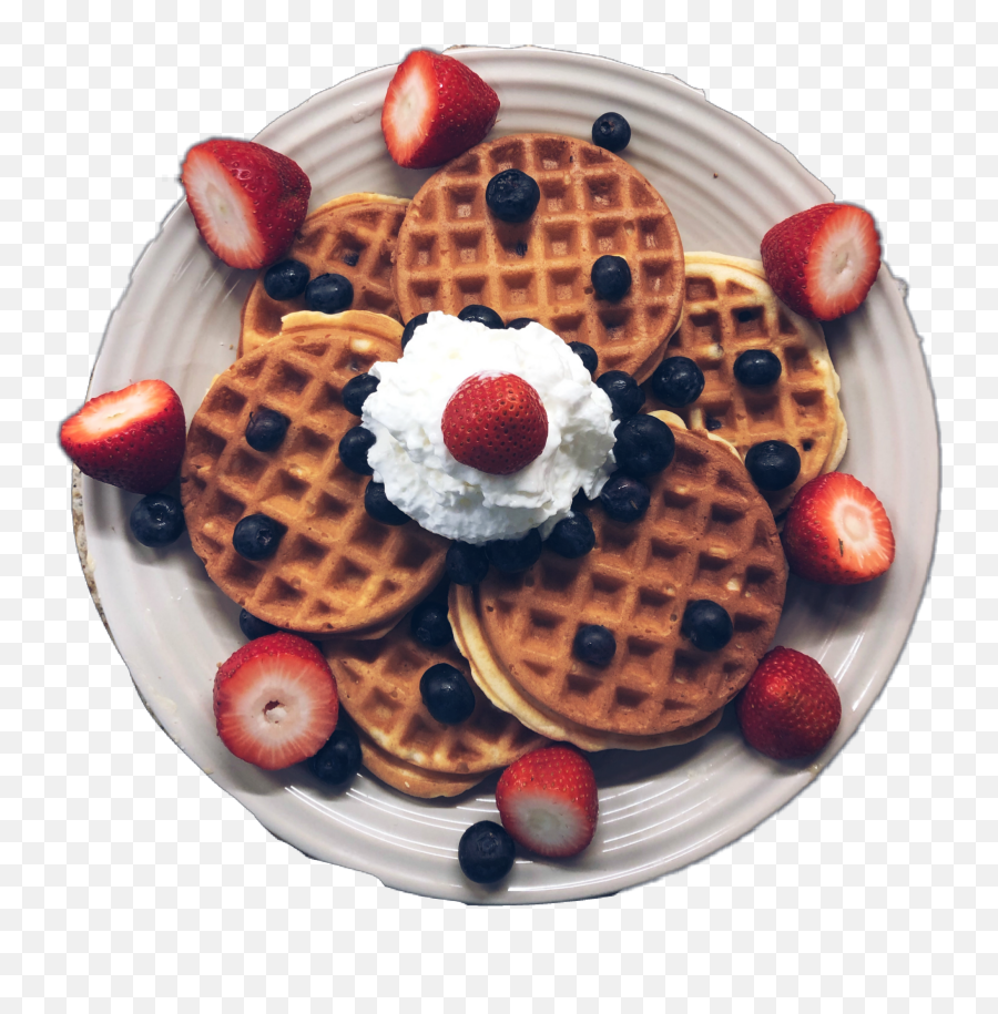 Waffles Sticker Challenge On Picsart - Serveware Emoji,Have A Waffle Emoticon