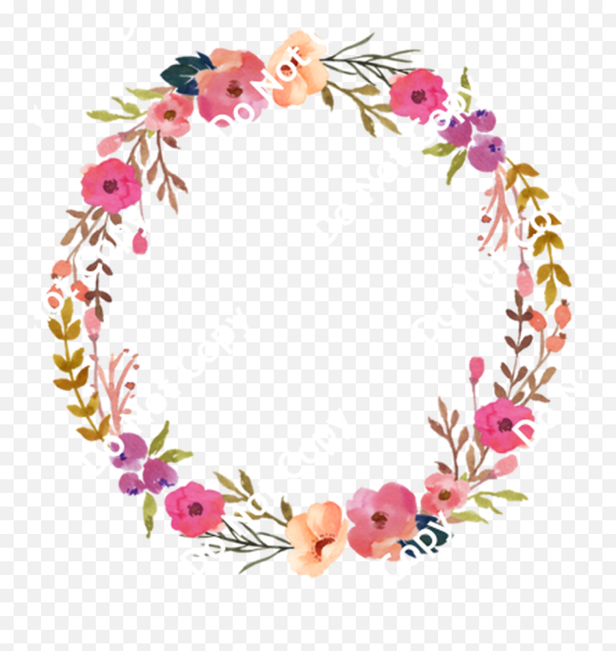Print N Cut Ready To Apply Vinyl Transfers Boho Wreaths - Flower Background Hd Circle Png Emoji,Abelia Sweet Emotion Eden