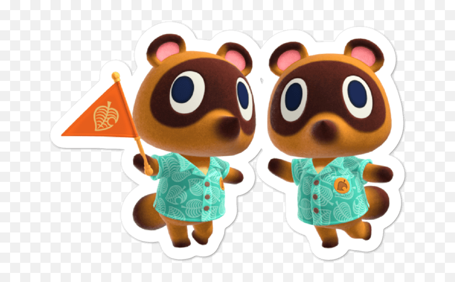 New Horizons Timmy And Tommy Sticker - Timmy And Tommy Nook Emoji,Ahri Emoticon