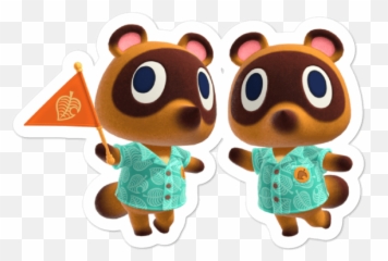 New Horizons Timmy And Tommy Sticker - Timmy And Tommy Nook Emoji,Ahri Emoticon
