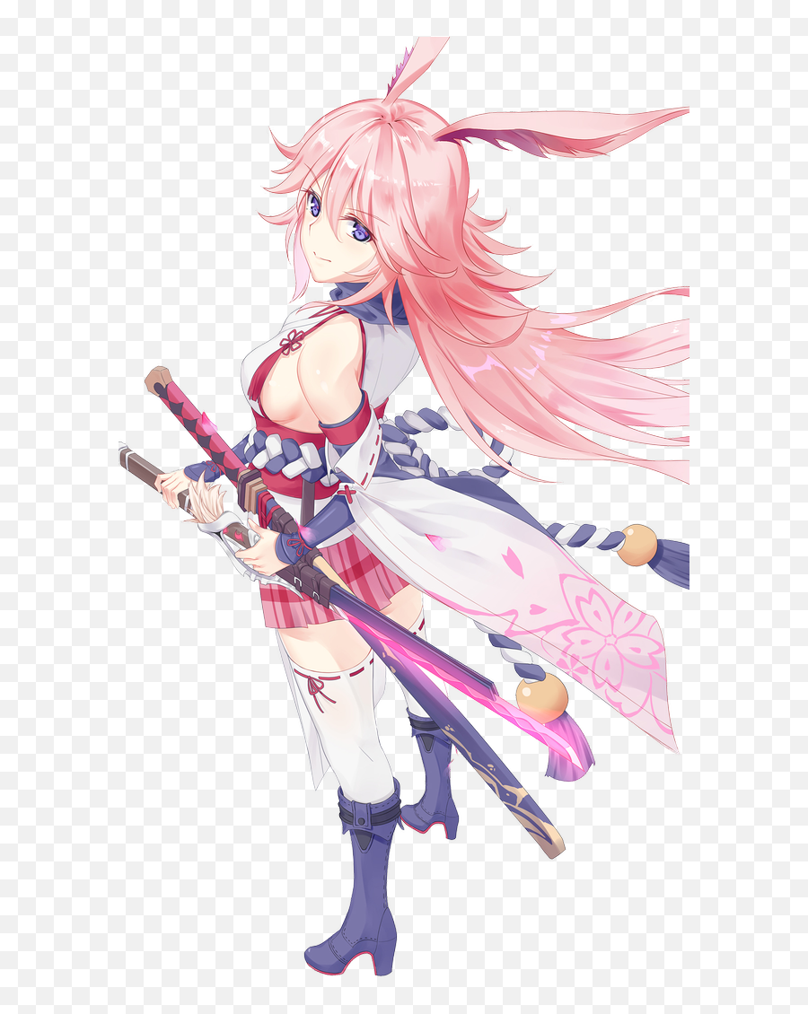 Herrscher Of The Corruption - Anime Honkai Impact Yae Sakura Emoji,Corruption Emotion Wallpapers