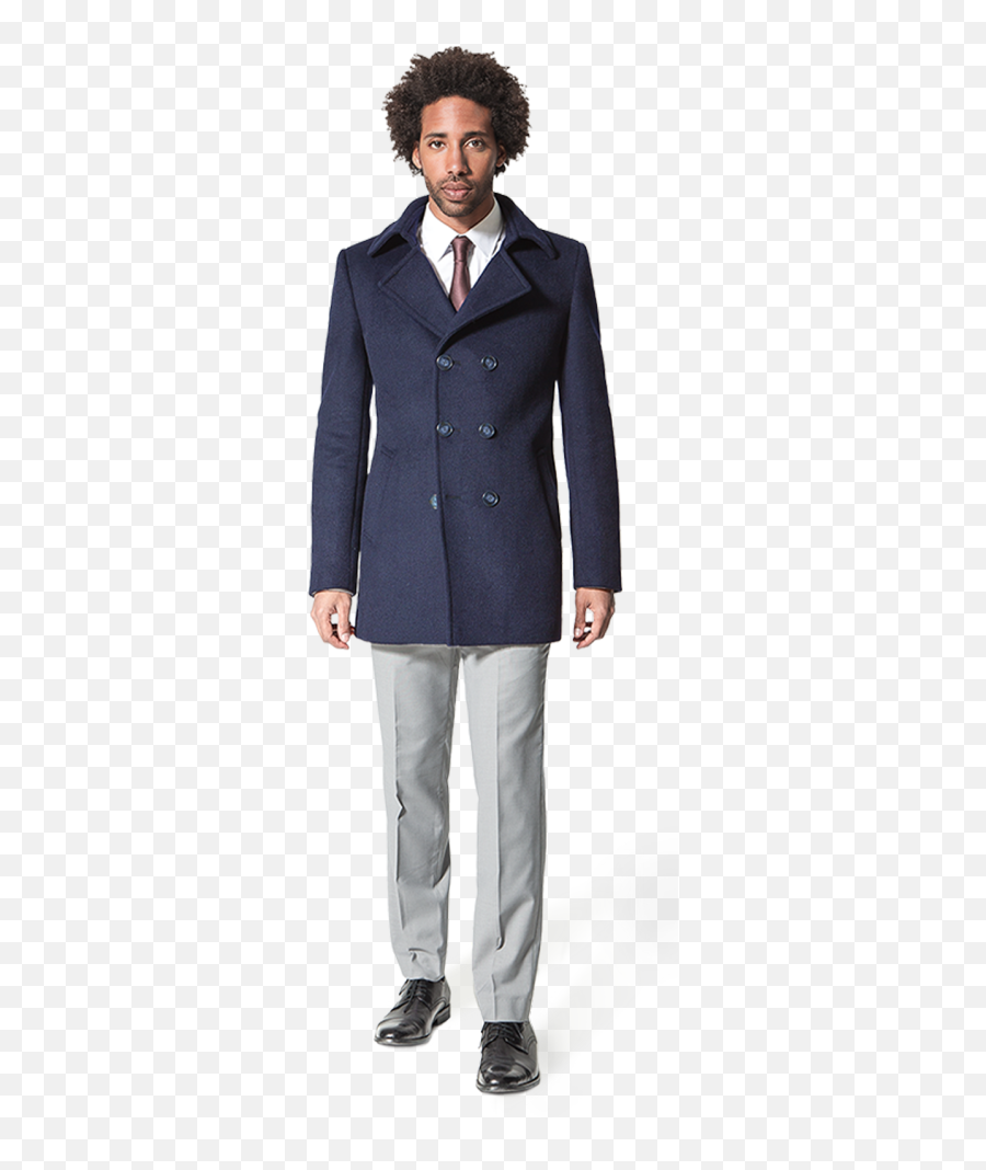 How To Wear A Coat Over A Suit - Long Should A Peacoat Emoji,Daily Emotion Coats