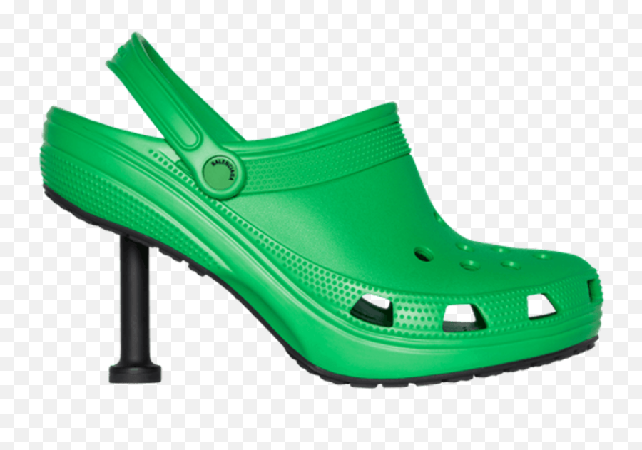 Croc Collaboration Includes Stilettos - Balenciaga And Crocs Collab Emoji,Sweet Emotion Clog