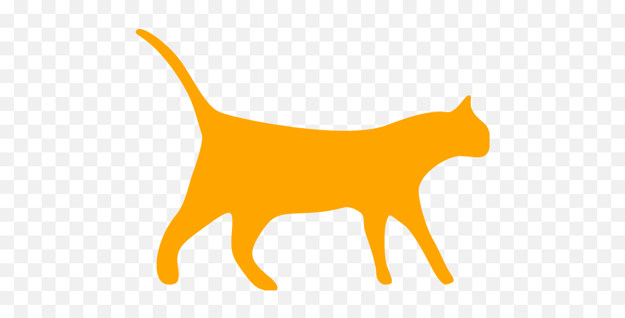 Orange Cat 3 Icon - Free Orange Animal Icons Cat Icon Png Orange Emoji,Cat Emoticon Free