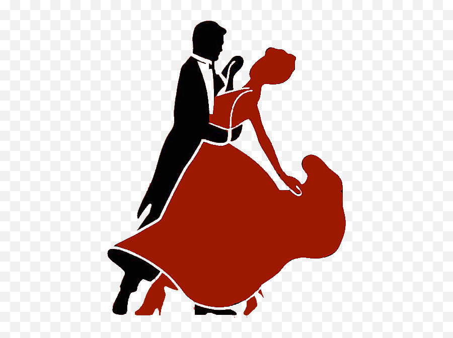 Dancer Clipart Social Dance Dancer - Ballroom Dance Couple Silhouette Emoji,Salsa Dancing Emoji